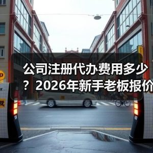 公司注册代办费用多少？2026年新手老板报价避坑指南