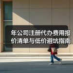 年公司注册代办费用报价清单与低价避坑指南