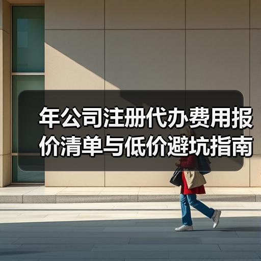 年公司注册代办费用报价清单与低价避坑指南