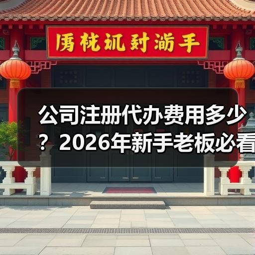 公司注册代办费用多少？2026年新手老板必看的报价避坑清单