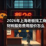 2026年上海老板找工商财税服务费用报价怎么对比