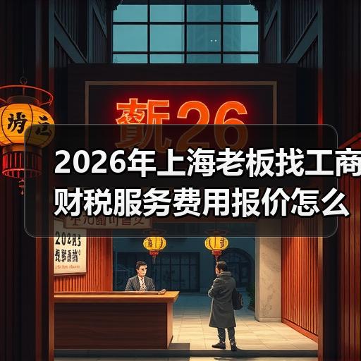2026年上海老板找工商财税服务费用报价怎么对比