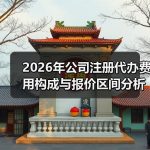2026年公司注册代办费用构成与报价区间分析