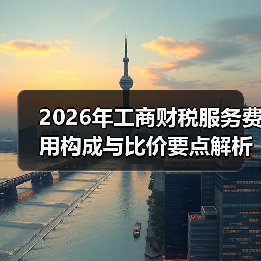 2026年工商财税服务费用构成与比价要点解析