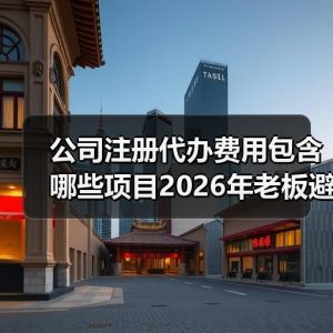公司注册代办费用包含哪些项目2026年老板避坑清单